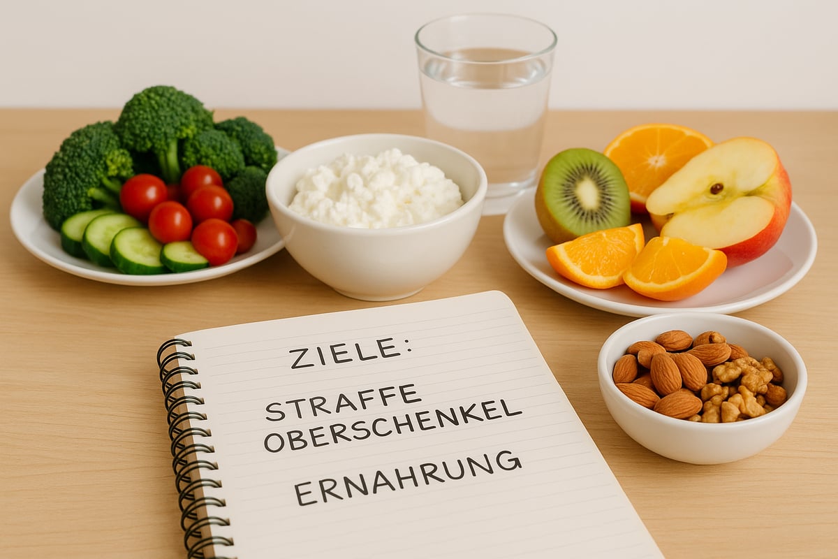 Die Rolle der Ernährung für straffe Oberschenkel