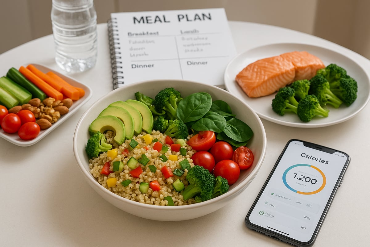 Schritt-für-Schritt Ernährungsplan für straffe Oberschenkel