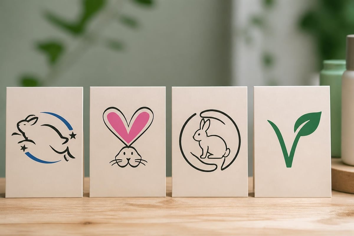Cruelty-free certification logos