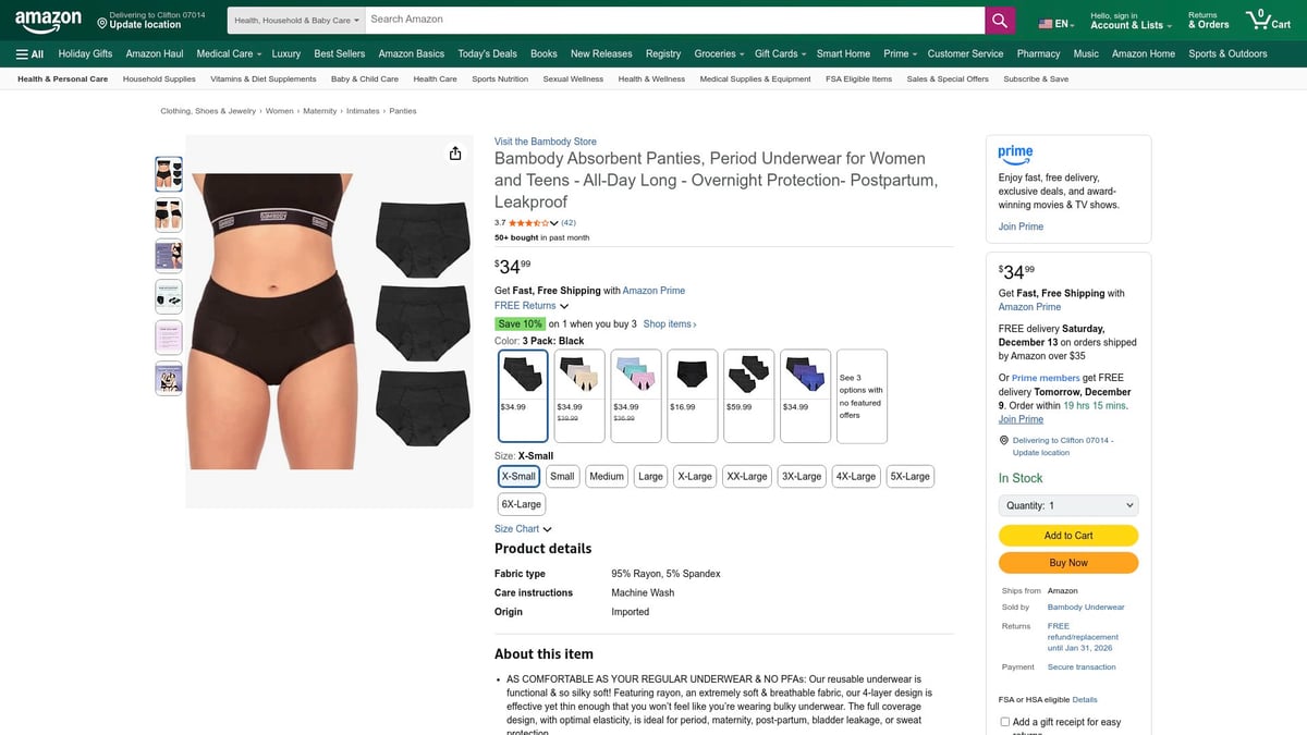 7 Smarte Valg Af Period Underwear Til 2026 - Bambody Absorbent Panty