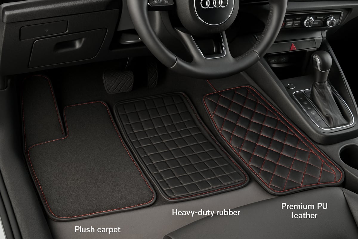 Types of Audi A1 Car Mats: Materials, Styles, and Features