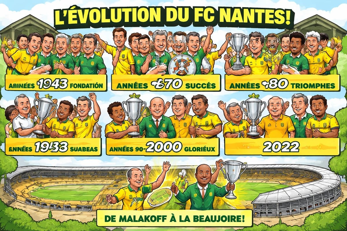 Évolution du FC Nantes