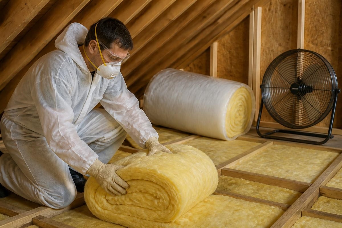 Safe insulation installation practices