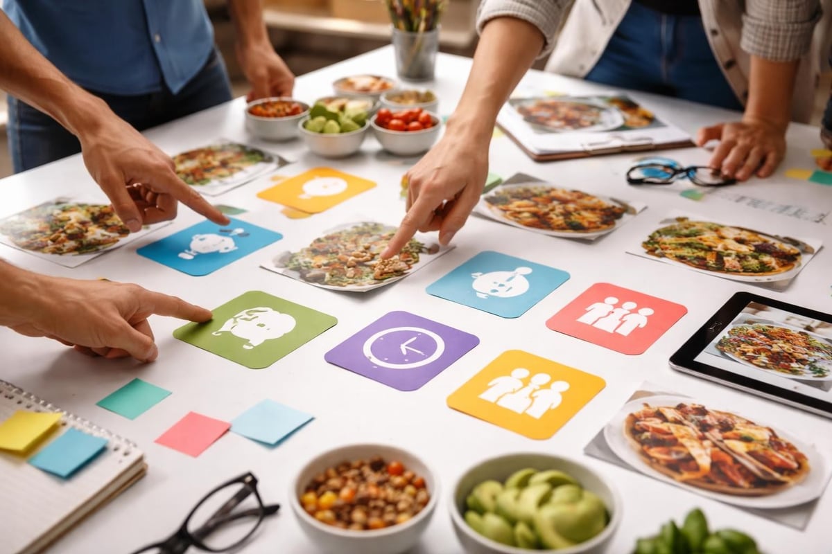 Cooking event menu planning