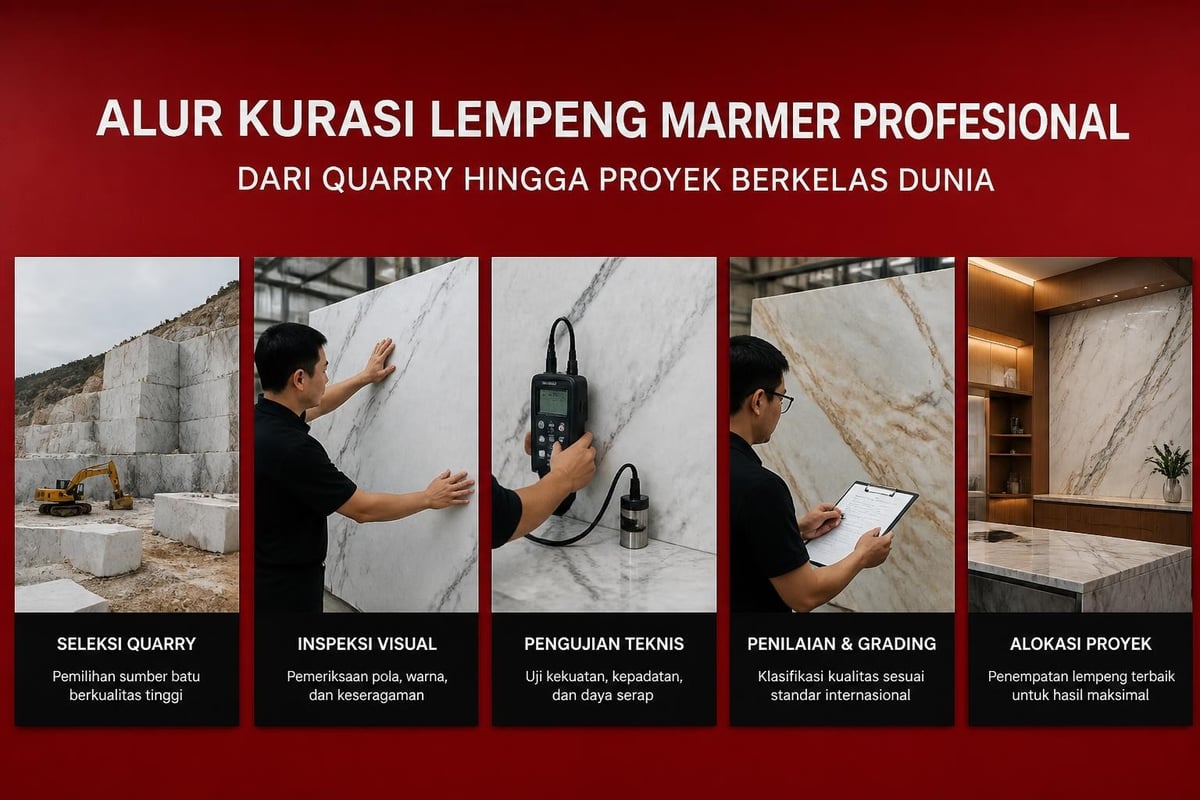Proses kurasi slab