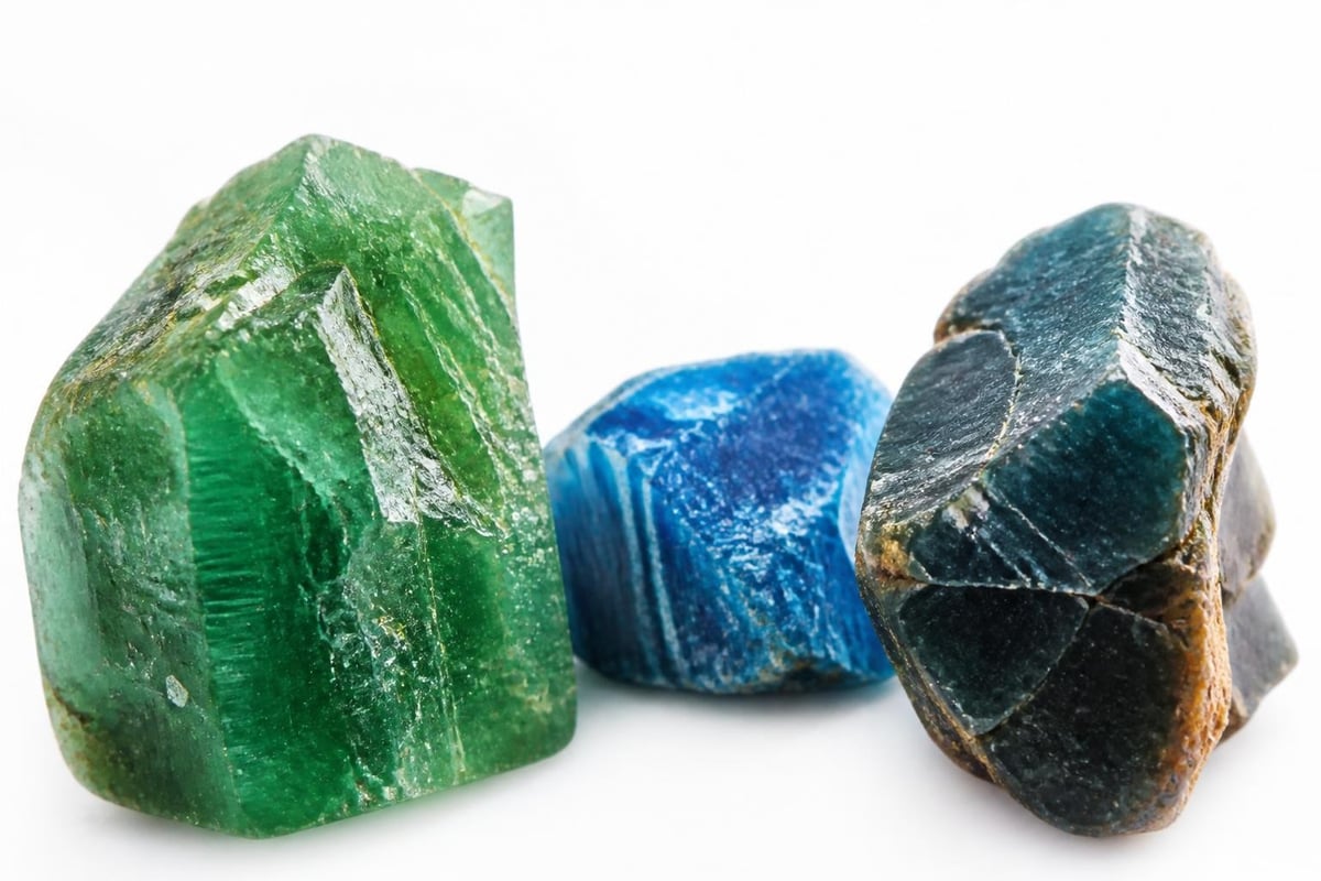 Geological formation of colored gemstones