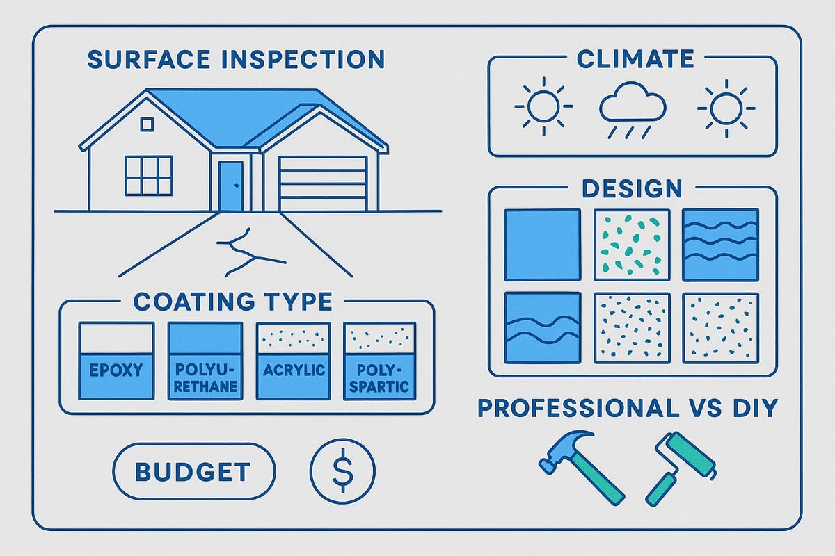Choosing the Right Concrete Coating for Your Driveway