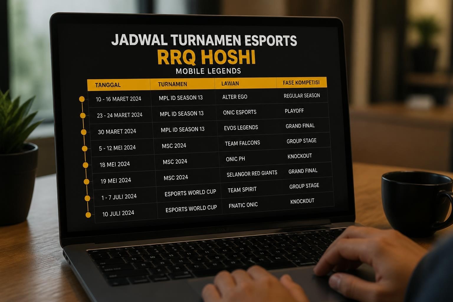 Jadwal RRQ Hoshi: Panduan Lengkap Pertandingan Tim Esports
