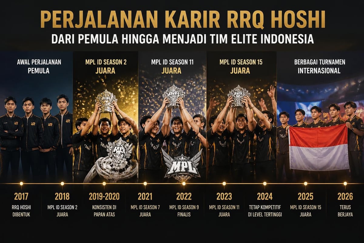Timeline prestasi RRQ Hoshi