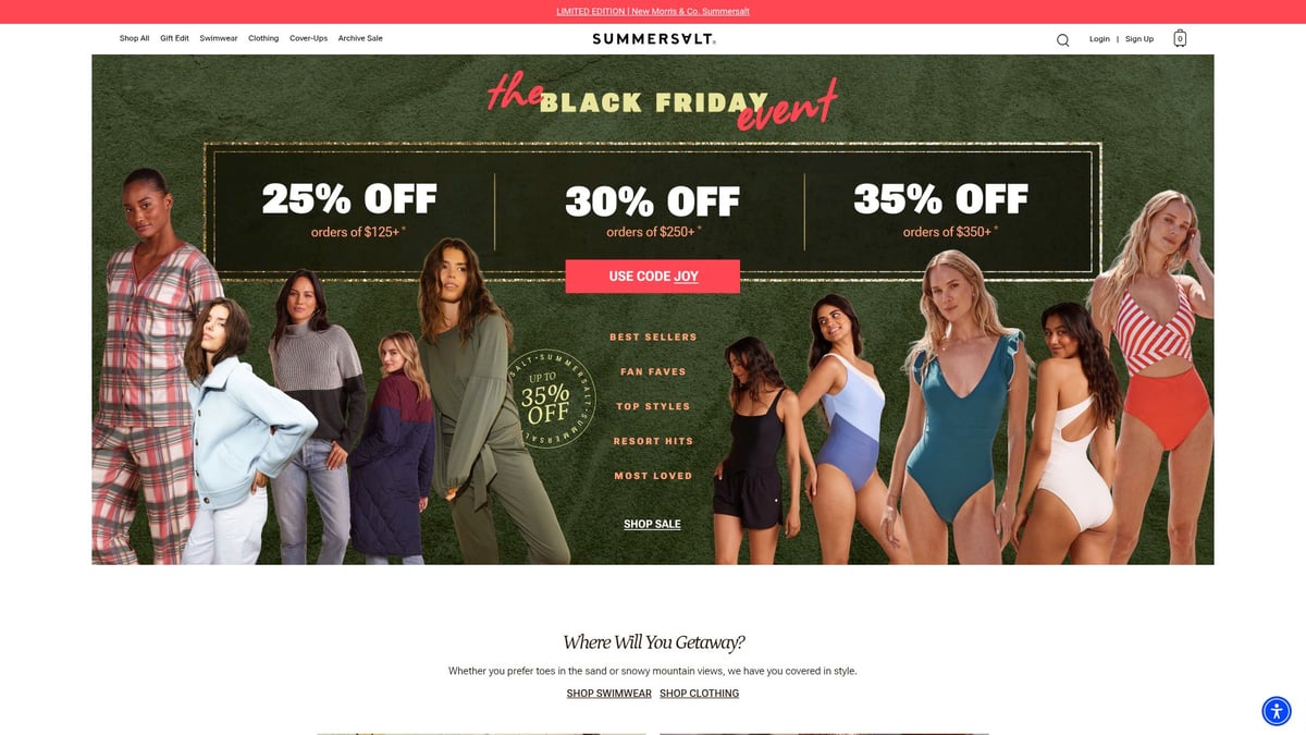 7 Best Long Sleeve Black Bathing Suit Picks for 2025 - 1. Summersalt The Perfect Long Sleeve Swim Top & High Rise Bottom