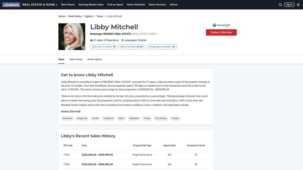 10 Best Realtors in Frisco TX to Work With in 2026 - Libby Mitchell - Regency Real Estate