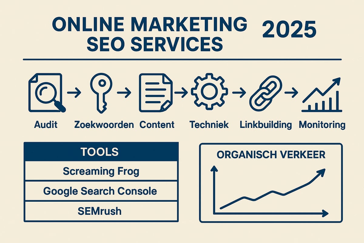 Stappenplan: Succesvolle online marketing SEO-diensten in 2025