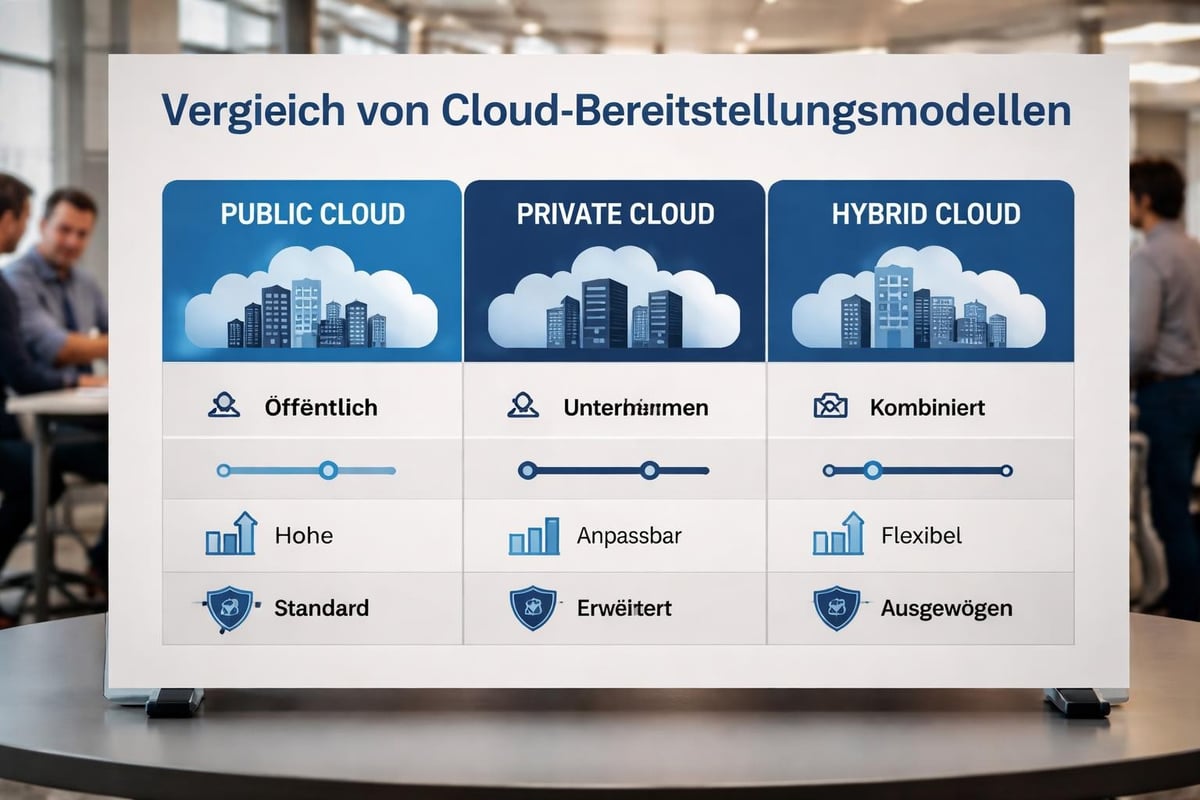 Cloud Deployment-Modelle Vergleich