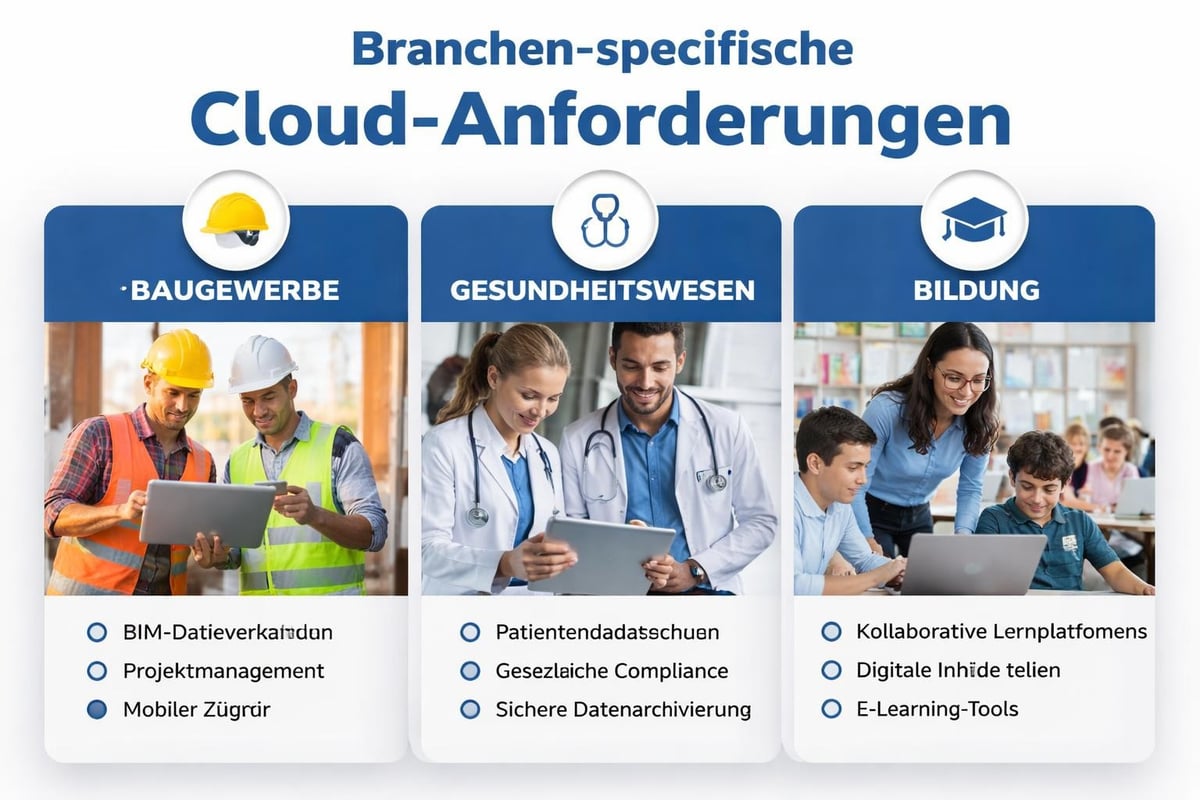 Branchenspezifische Cloud-Anforderungen