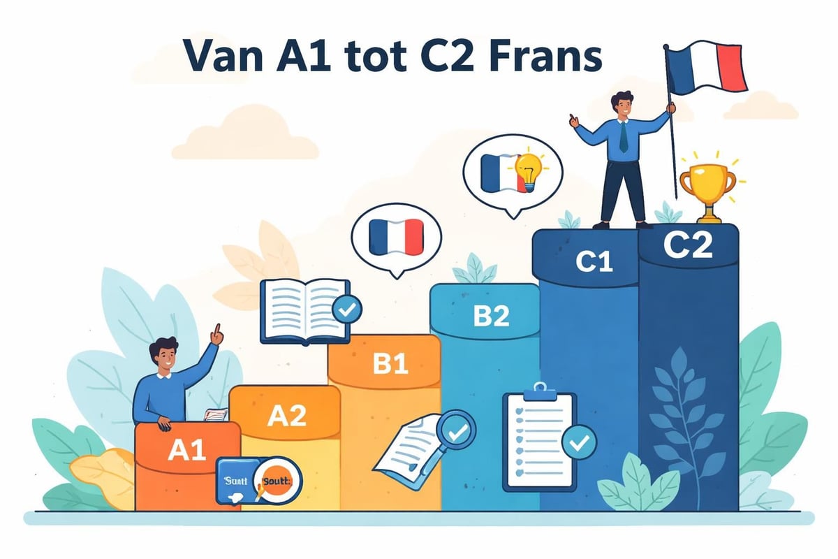 Franse taalvaardigheid niveaus