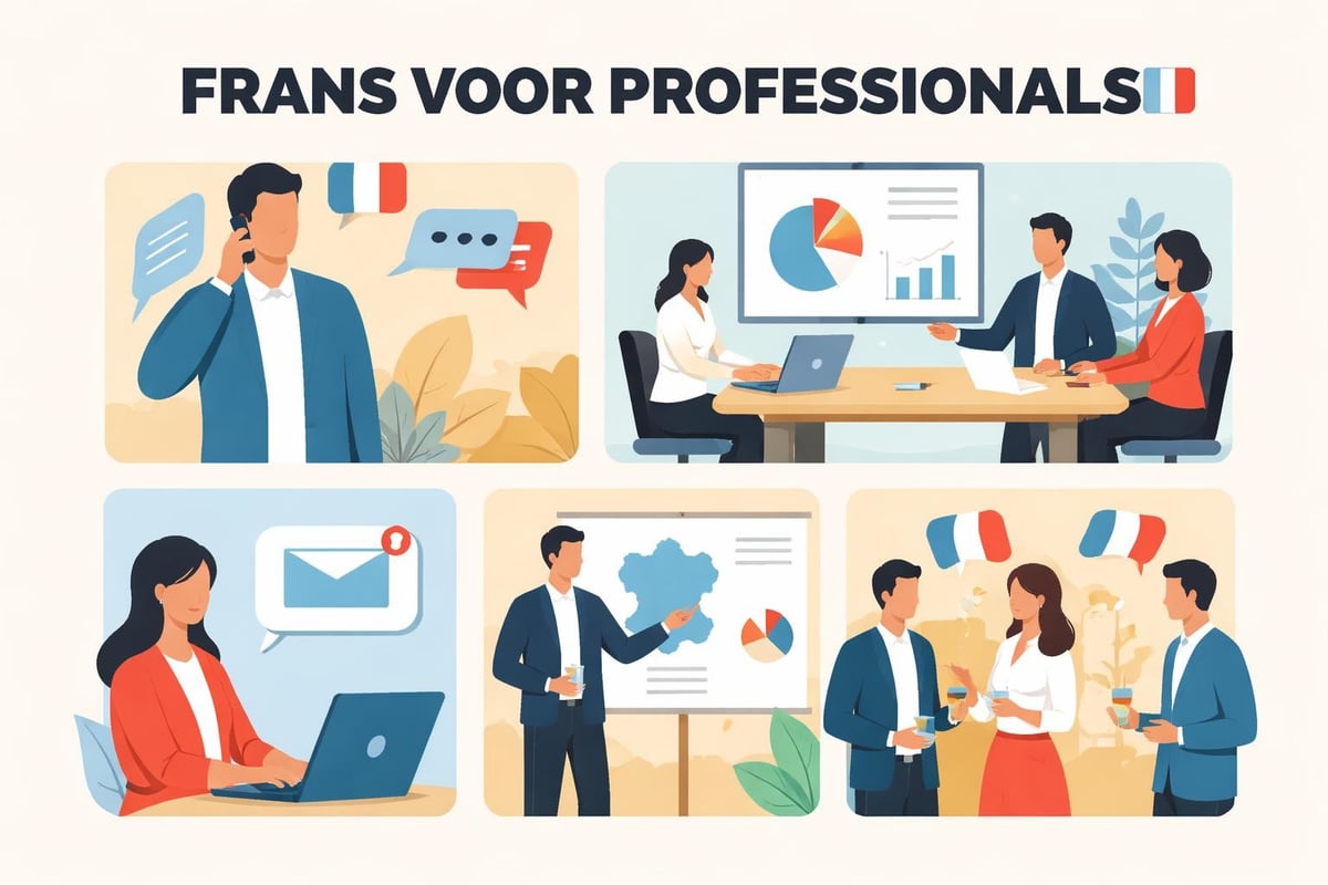 Franse conversatiepraktijk scenario's