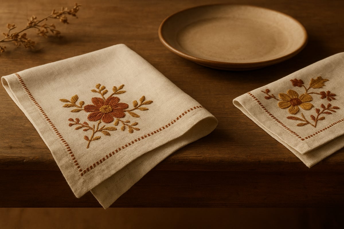 Historia y Evolución del Bordado de Servilletas
