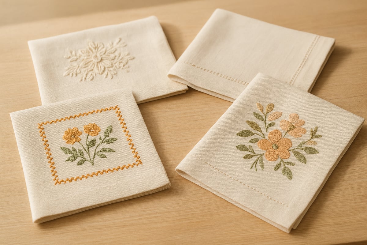Técnicas de Bordado Clásicas y Modernas para Servilletas