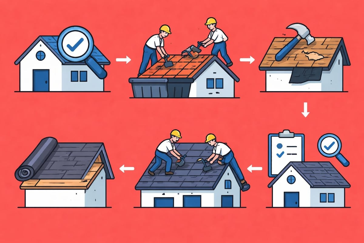 Residential roofing workflow