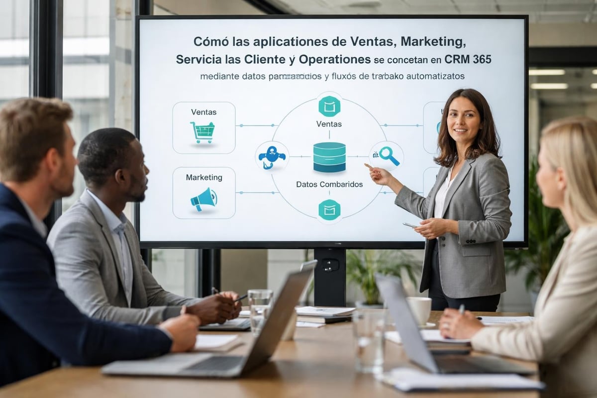 Integración de aplicaciones CRM 365 Microsoft