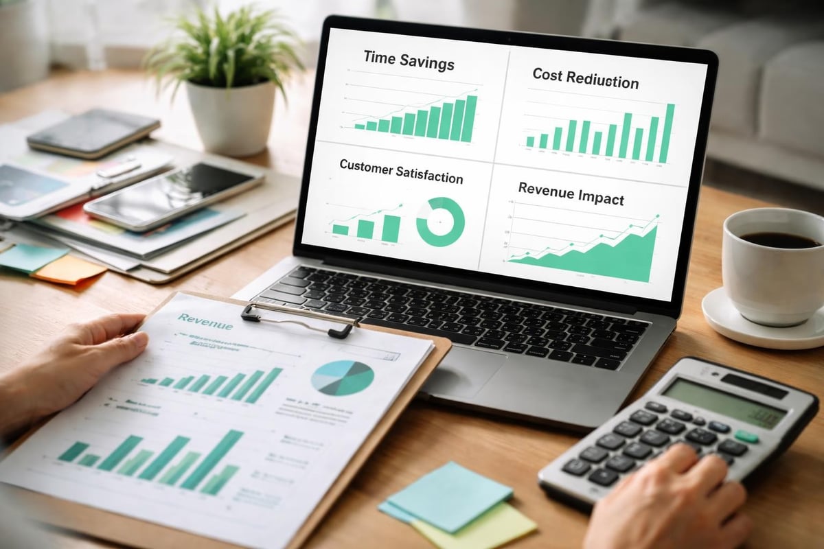 AI success metrics dashboard