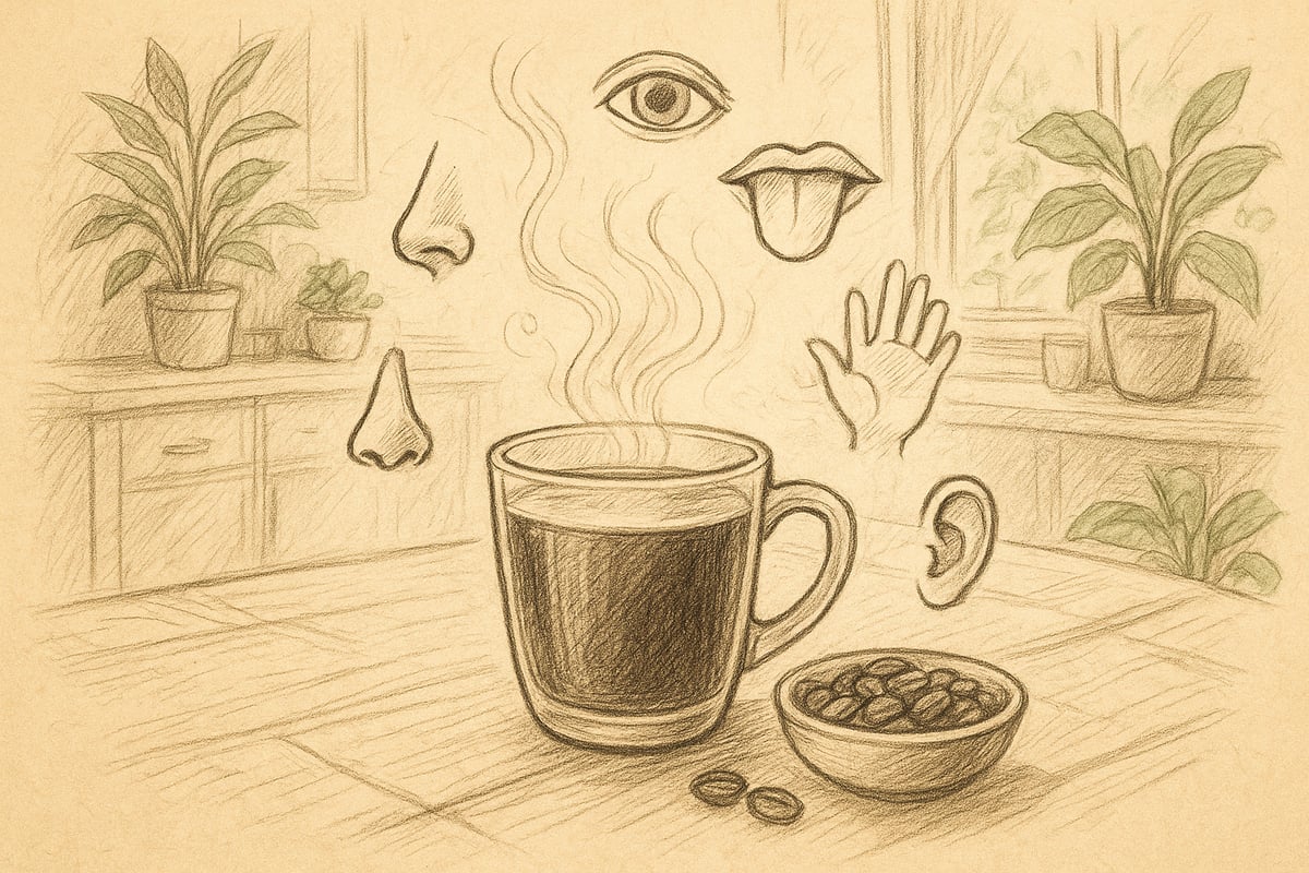 Experiencing Coffee Through the Five Senses