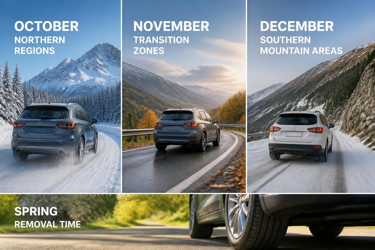Best Winter Tires for SUV: Top Picks & Buying Guide 4 Winter tire installation timeline