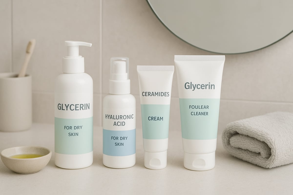 Viktiga ingredienser för ansiktsrengöring vid torr hy