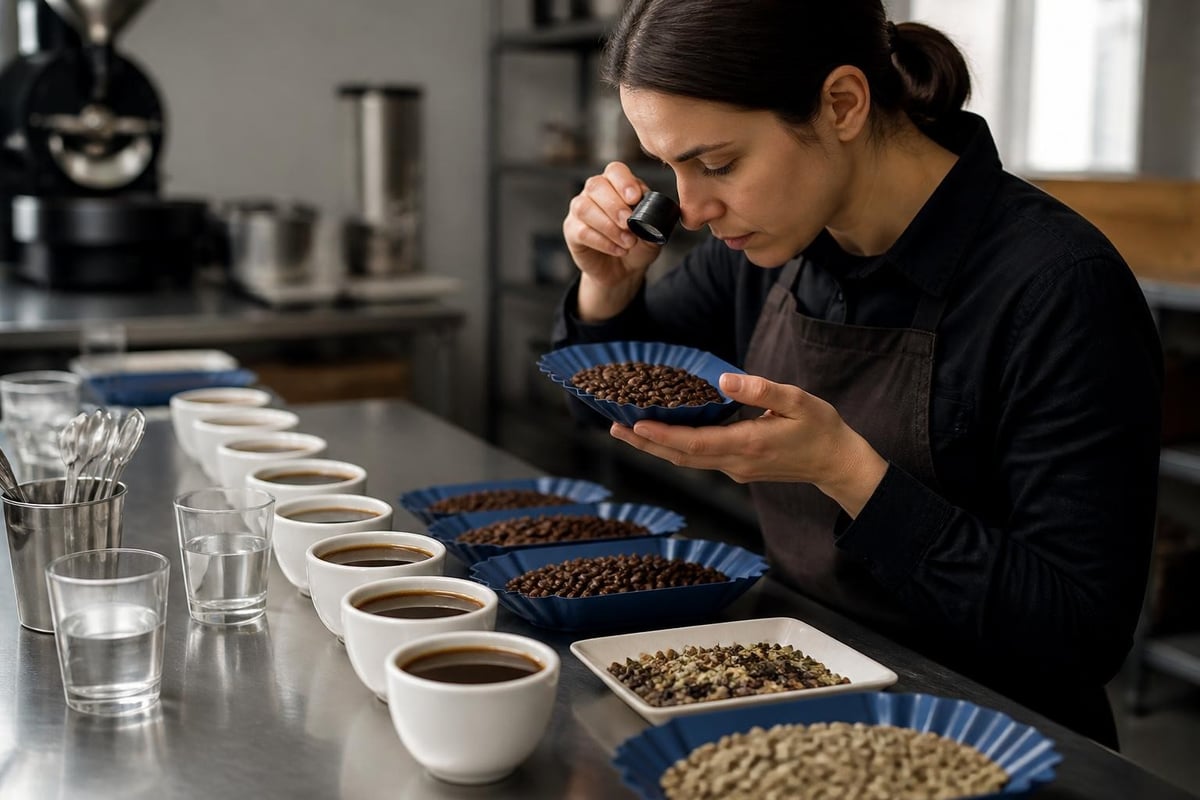 Contrôle qualité du café torréfié