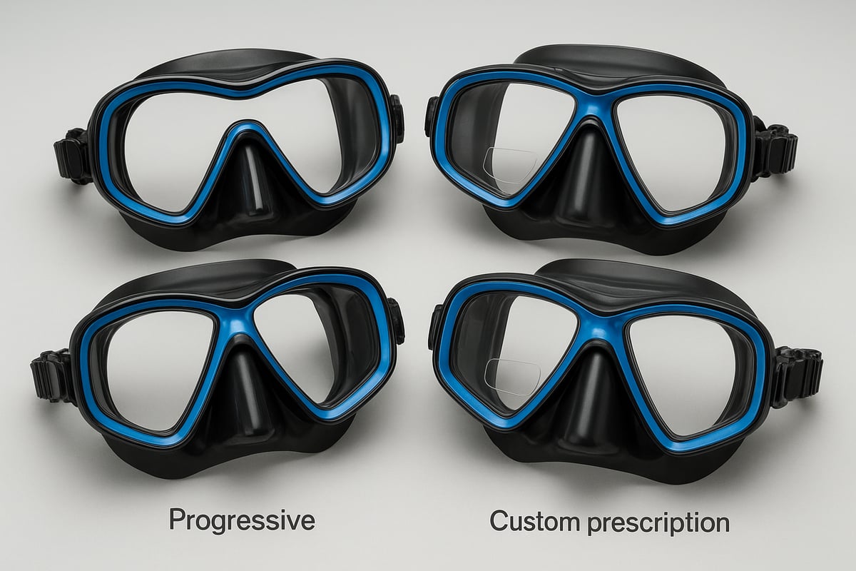 Types of Vision Corrective Scuba Masks
