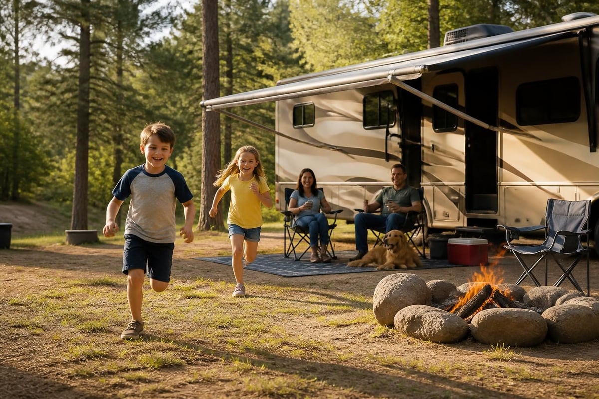Pet-safe RV mosquito protection zones
