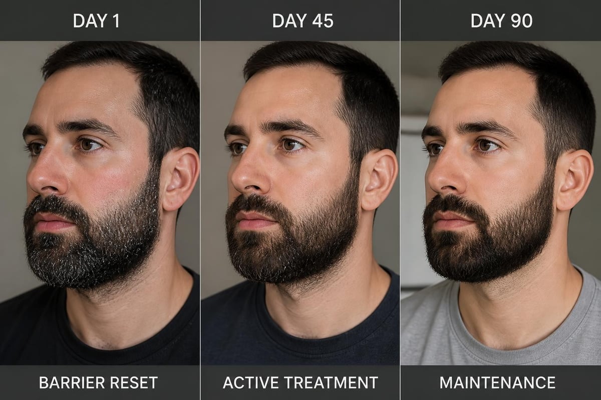 Therapeutic grooming protocol timeline
