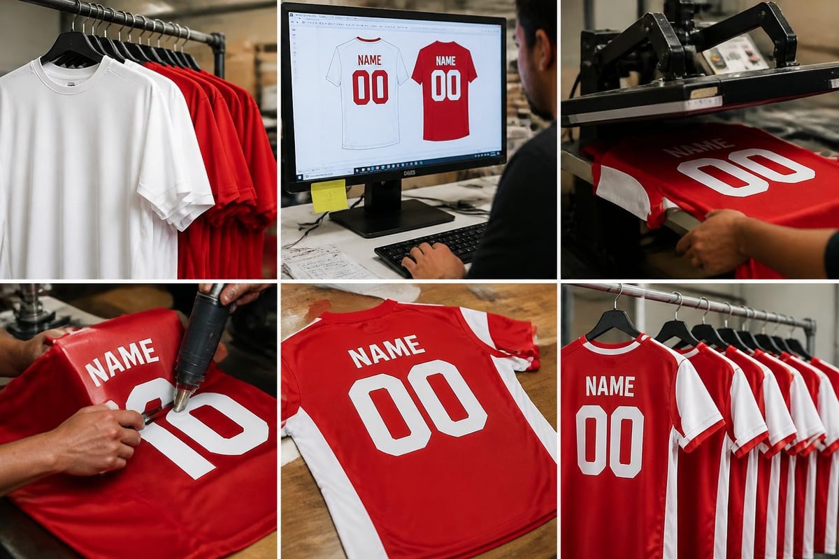 Jersey customization process