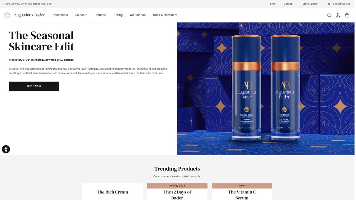 9 Game-Changing Best Skin Treatment Products for 2026 - Augustinus Bader The Rich Cream