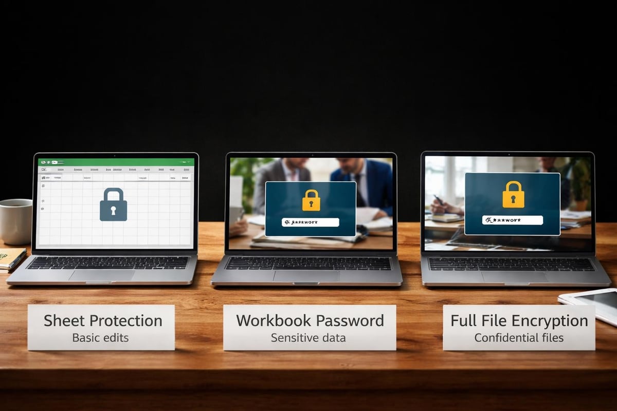 Excel security layers