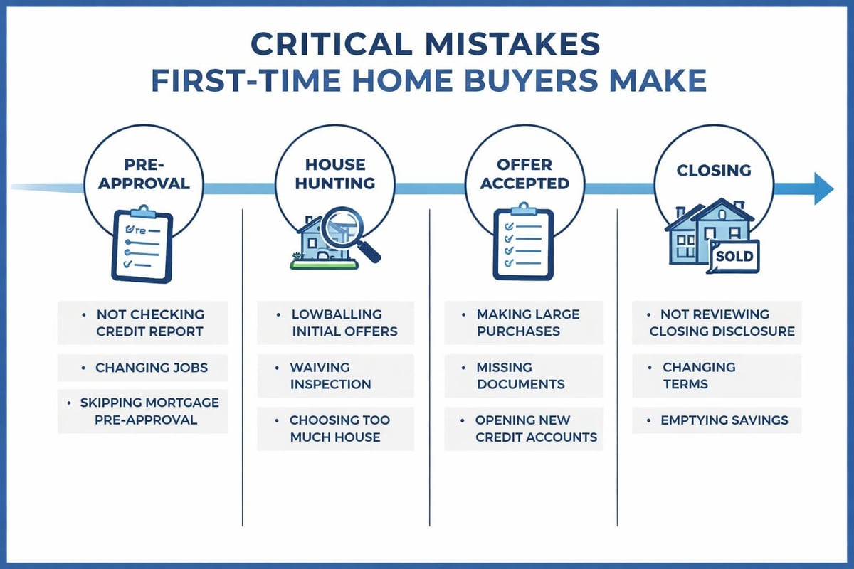 First home buyers loan mistakes