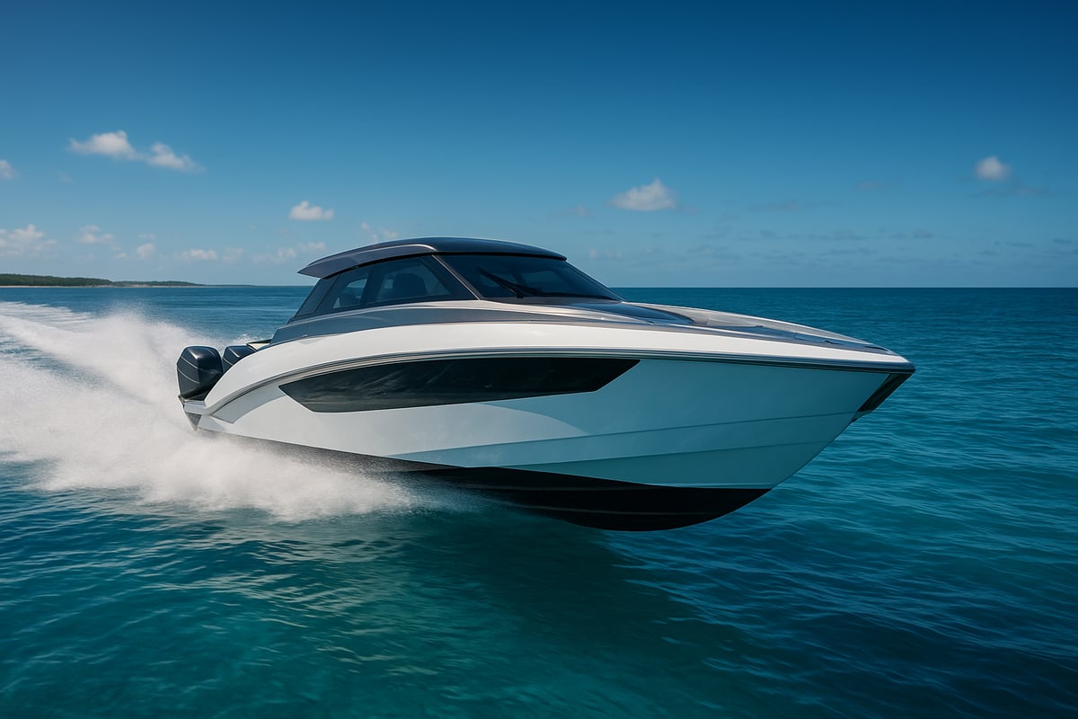 Motos de Agua Benidorm - article 0e03fab6 0204 42fe 915 fotografia realista de un barco rapido de alta tec 3 ib6nj6 Tecnología, Motores y Rendimiento de los Barcos Rápidos