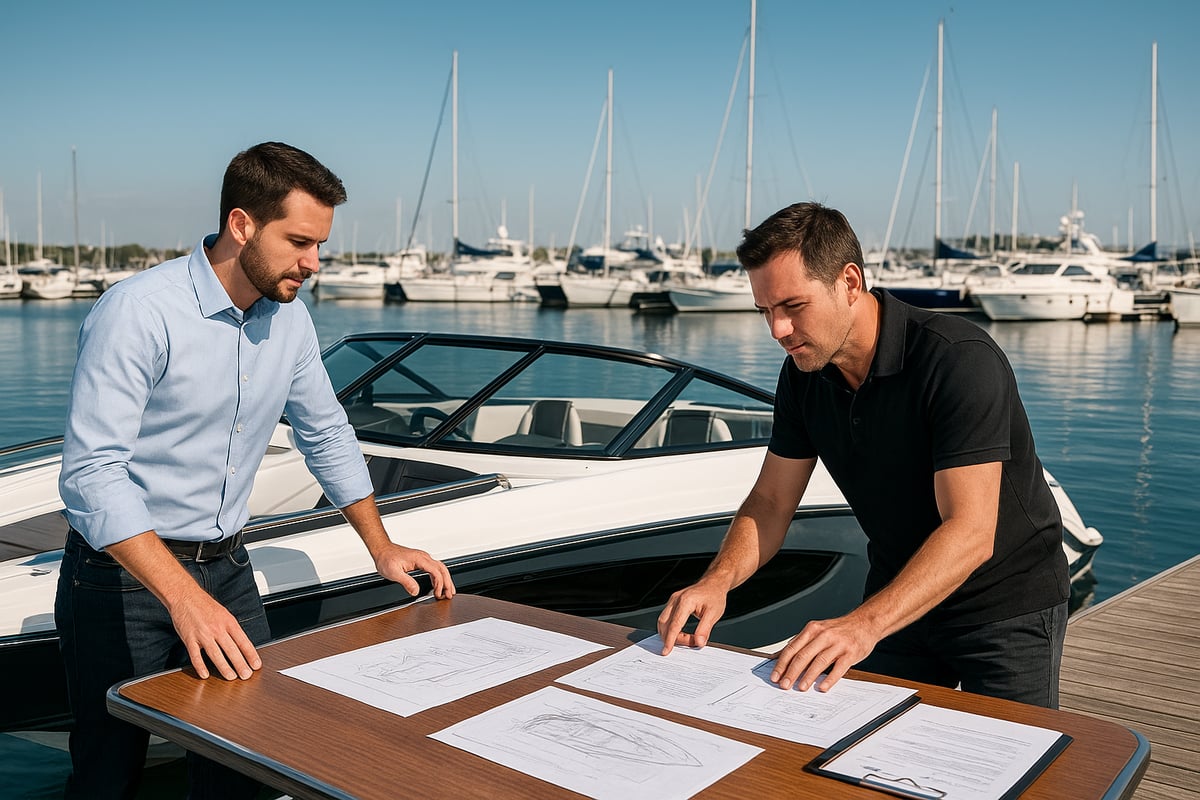 Motos de Agua Benidorm - article 0e03fab6 0204 42fe 915 fotografia realista de un comprador y un vendedor 2 uiywos Cómo Elegir y Comprar un Barco Rápido en 2025