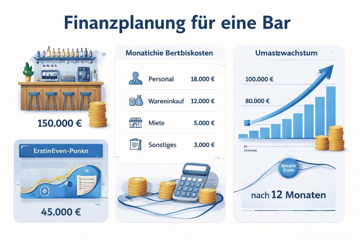 Finanzplanung für Barbetrieb