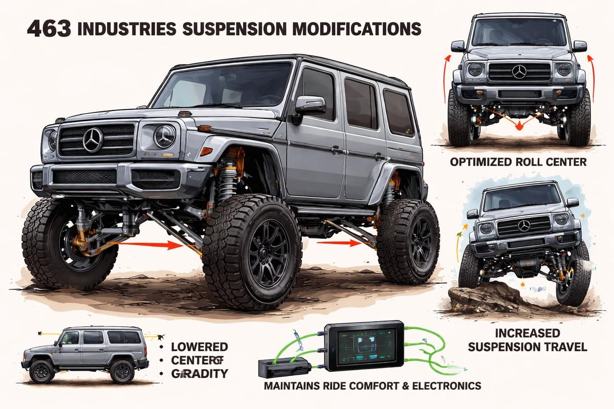 G-Wagon suspension geometry