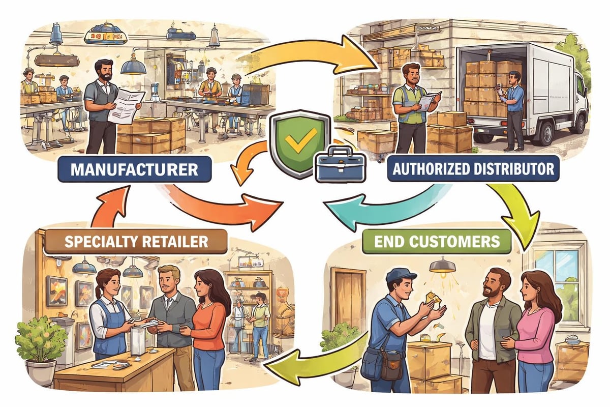 Authorized dealer network