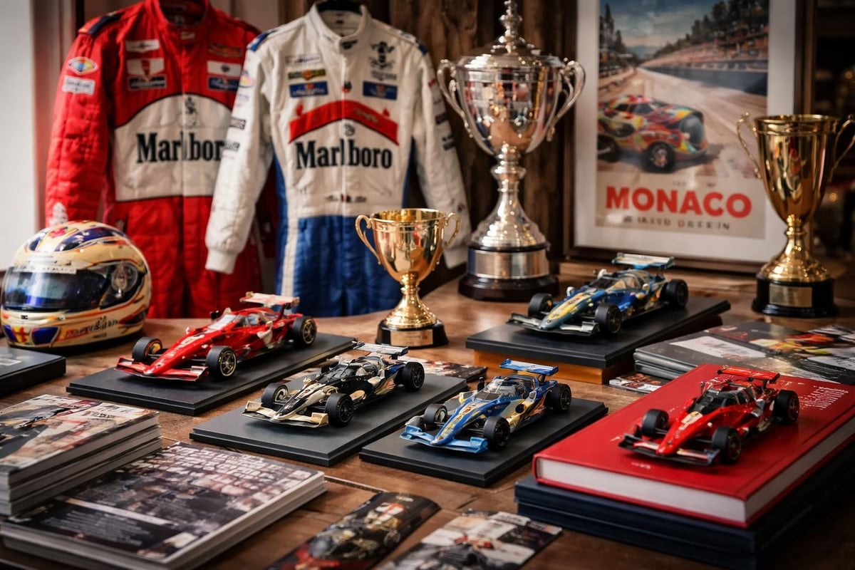 F1 collectible categories comparison