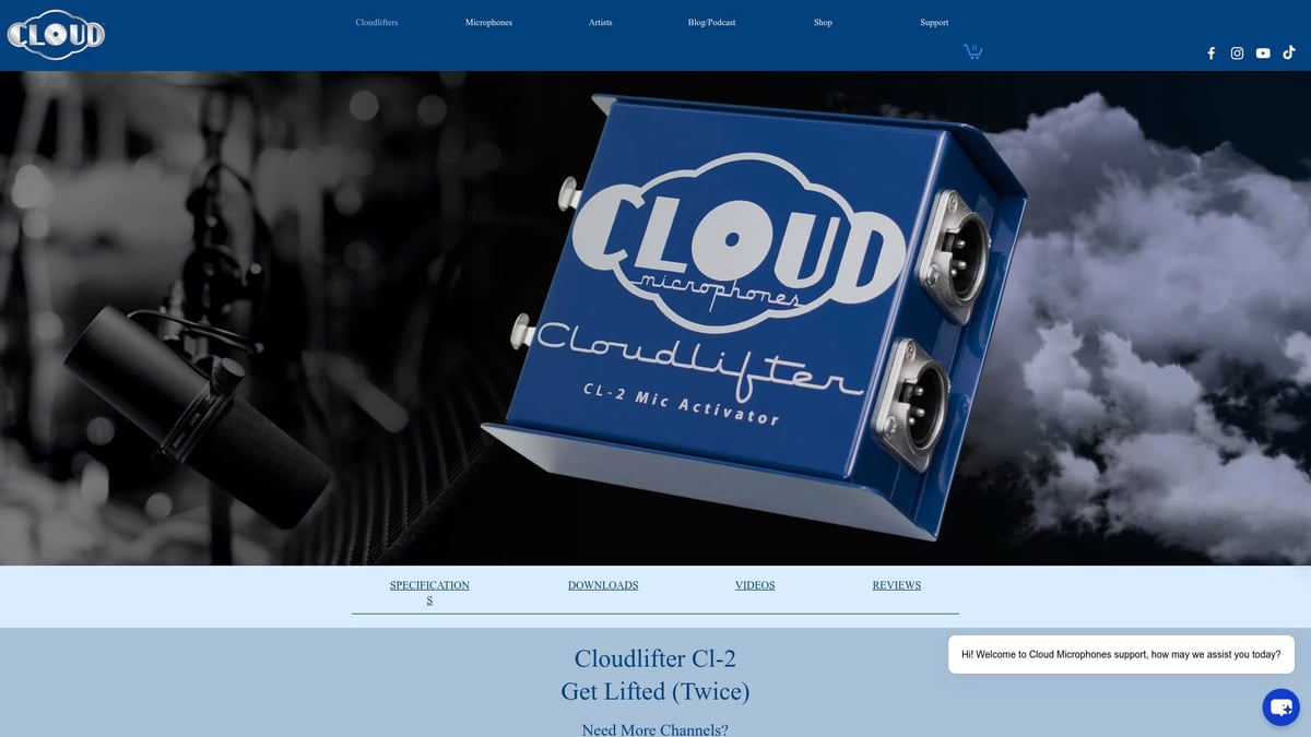 8 Essential Podcast Equipment For 2 In 2026 - Cloudlifter CL-2 Mic Activator