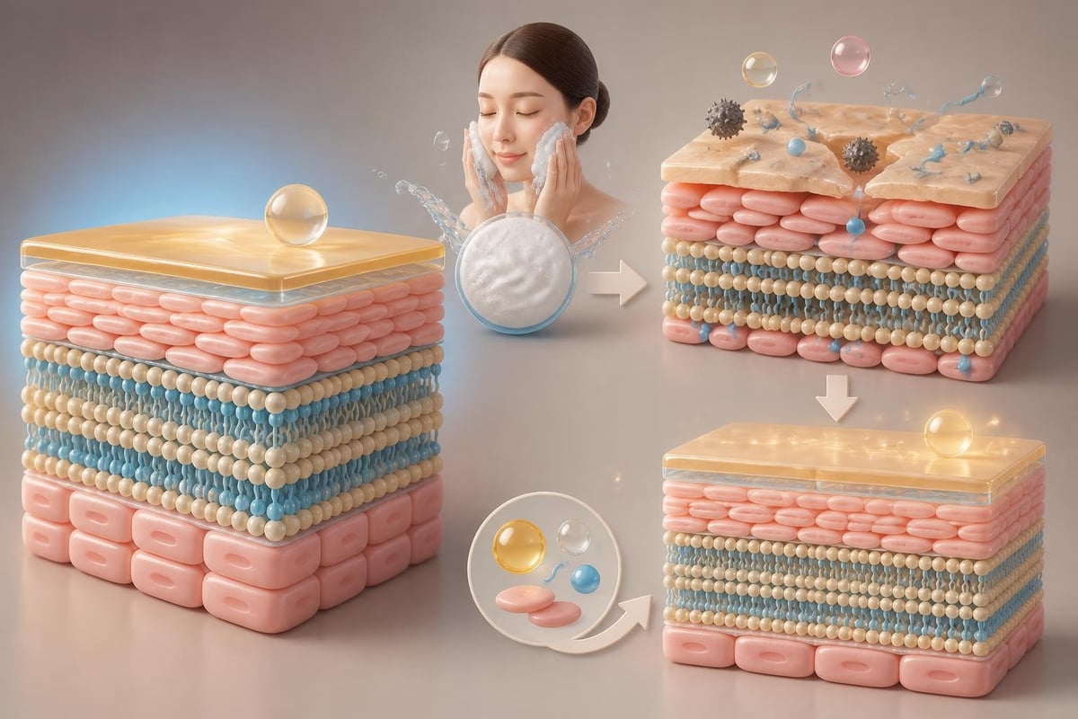皮膚バリア機能と洗顔