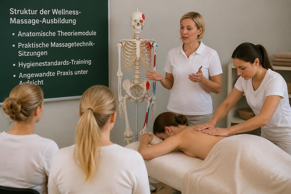 Wellness massage training components