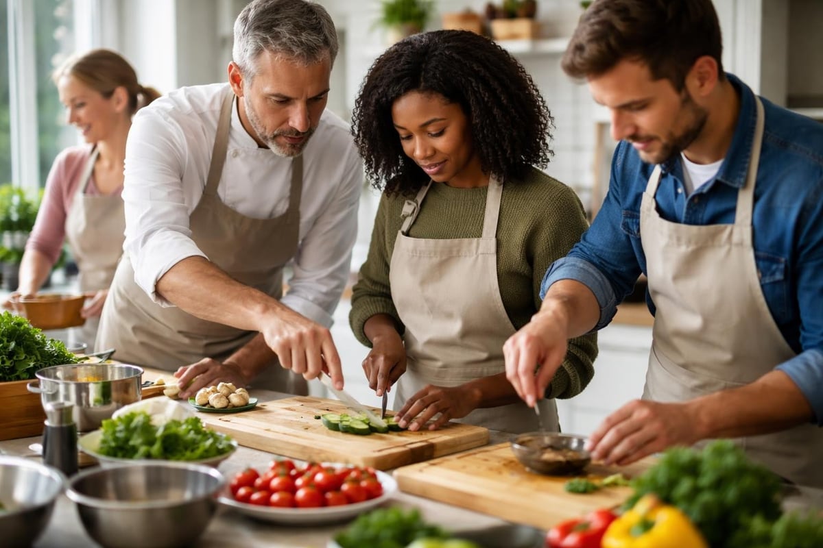 Kochkurs Lernumgebung