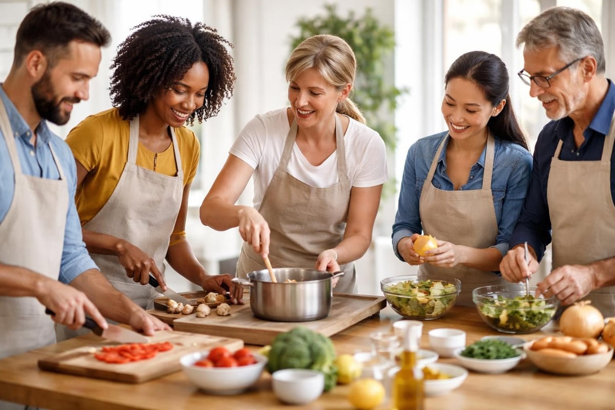 Gruppendynamik beim Kochen