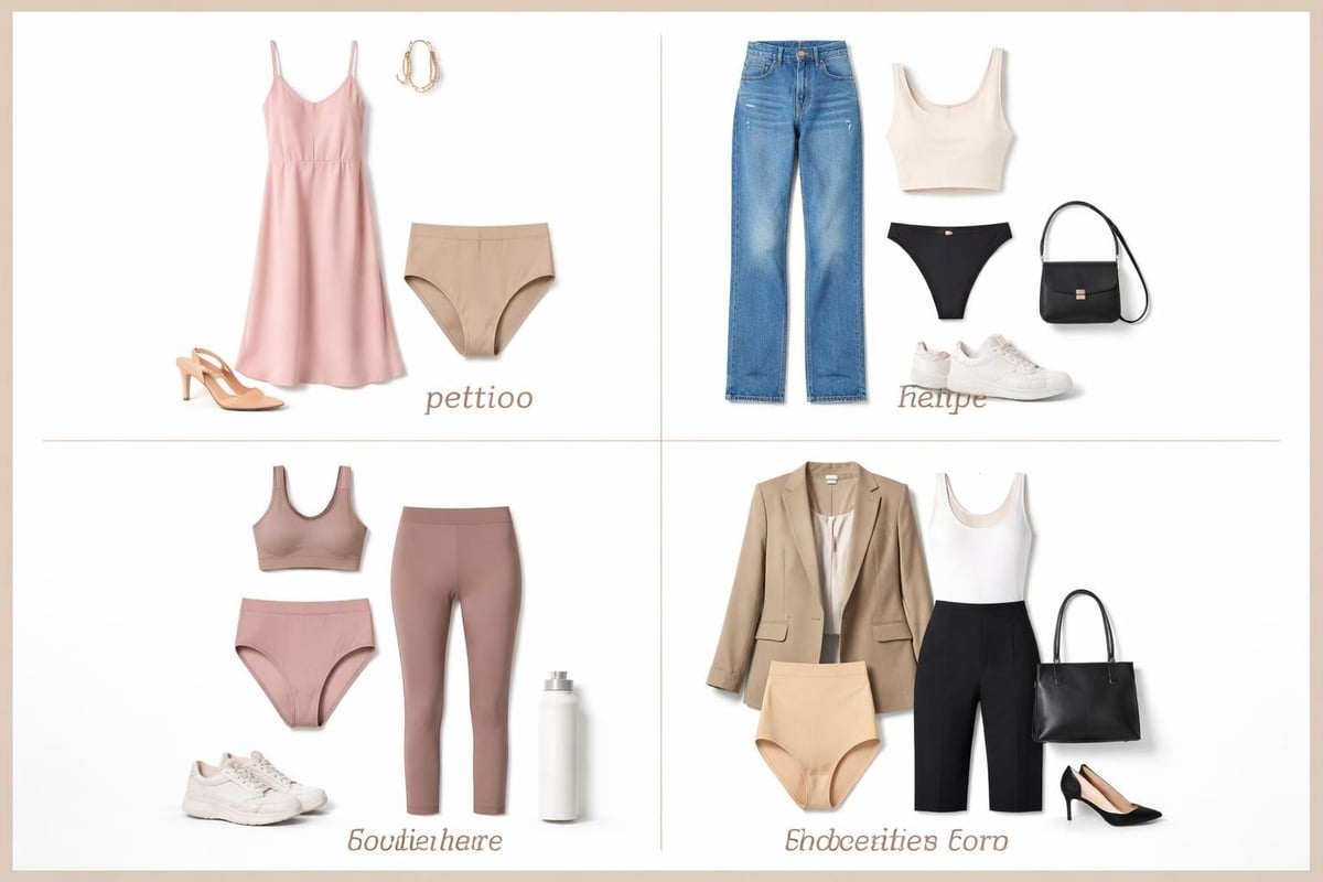 Outfit pairing guide for high-rise underwear