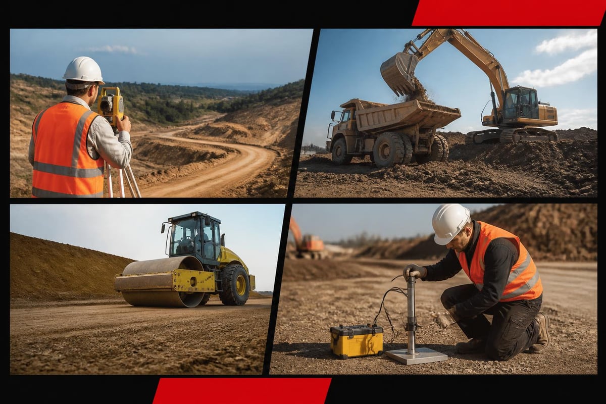 Earthworks project phases