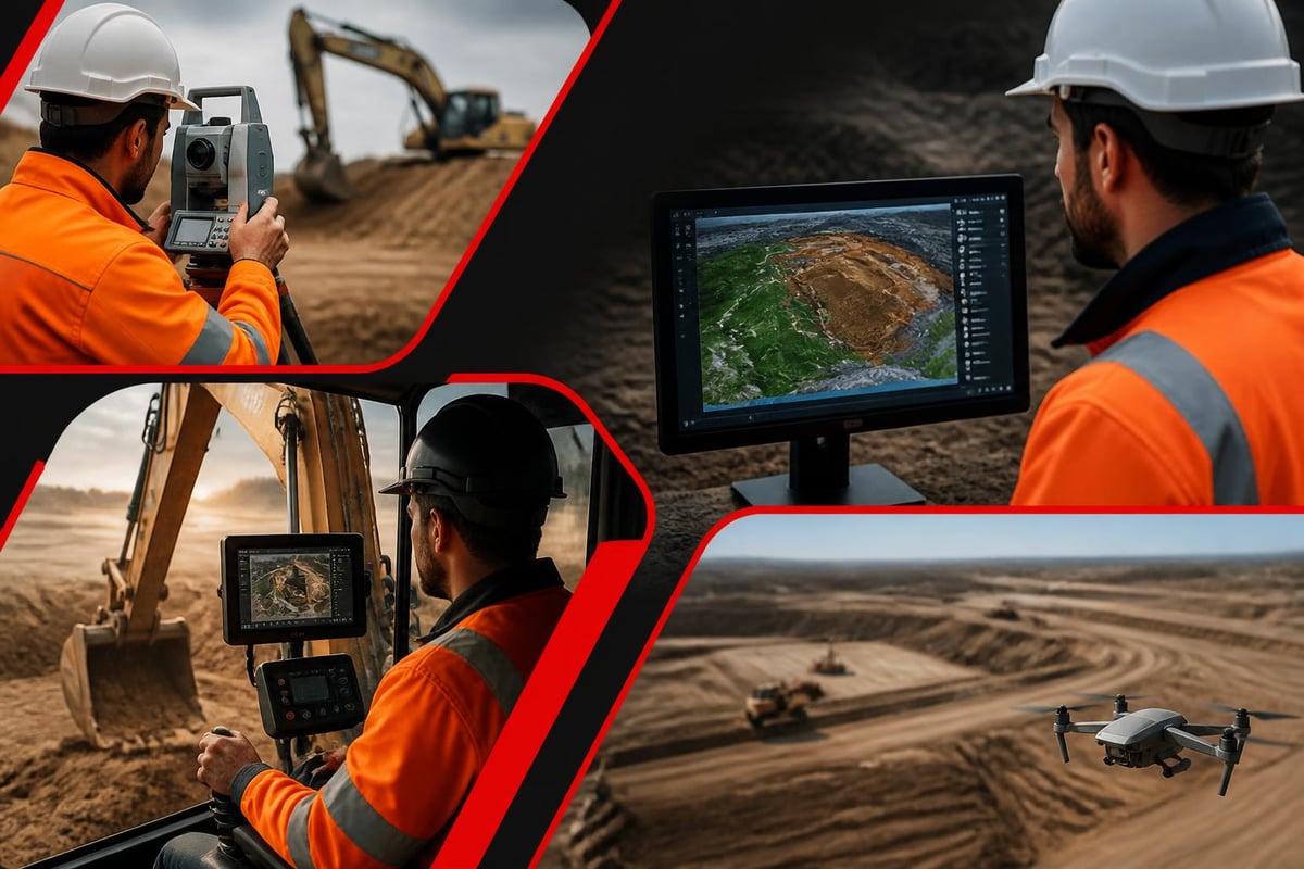 Modern earthworks workflow